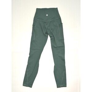 Lululemon Size 2 Align High Rise Pant With Pockets Green 25 inch